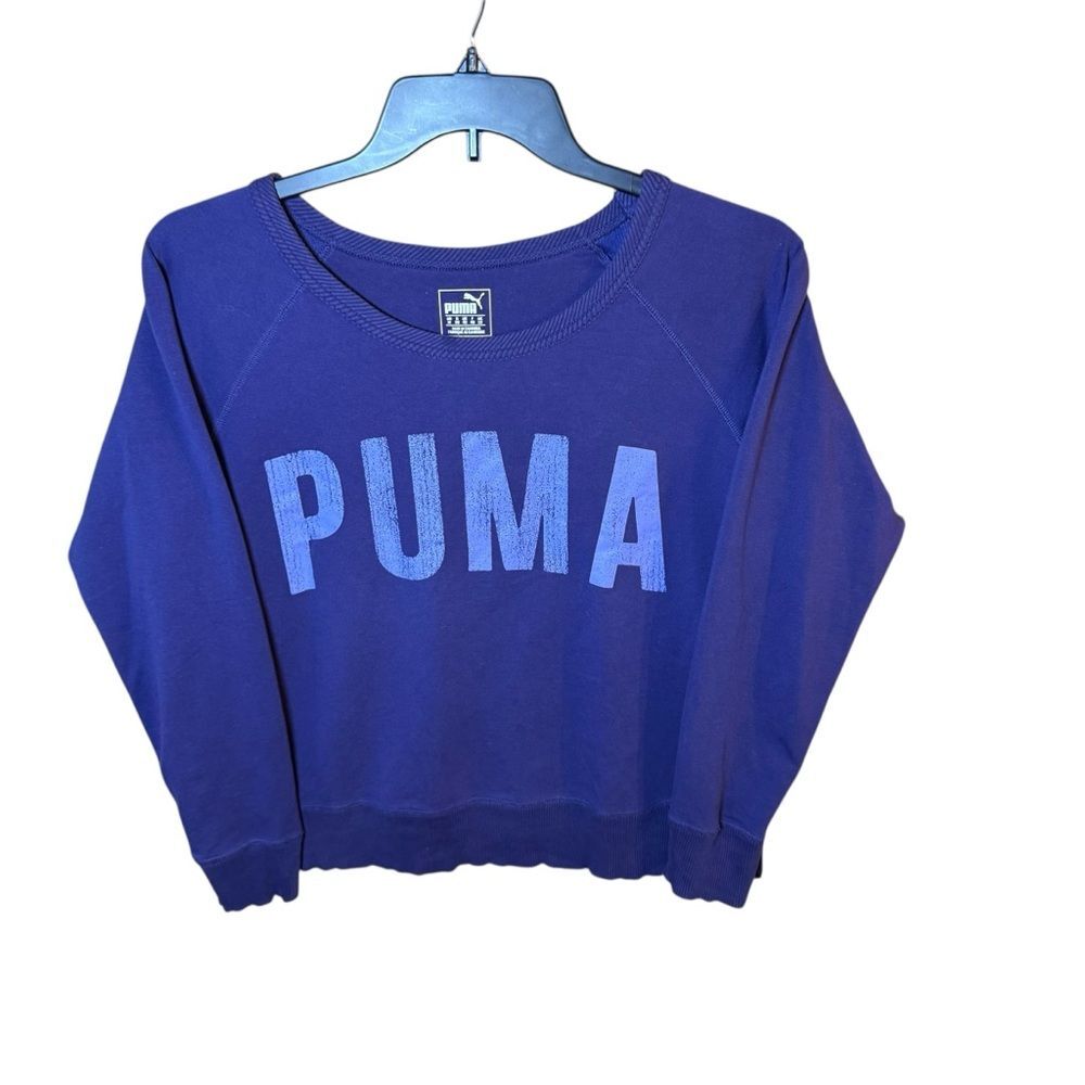 Puma Women's Dry Cell Lightweight Purple Pullover Sweatshirt Size Medium